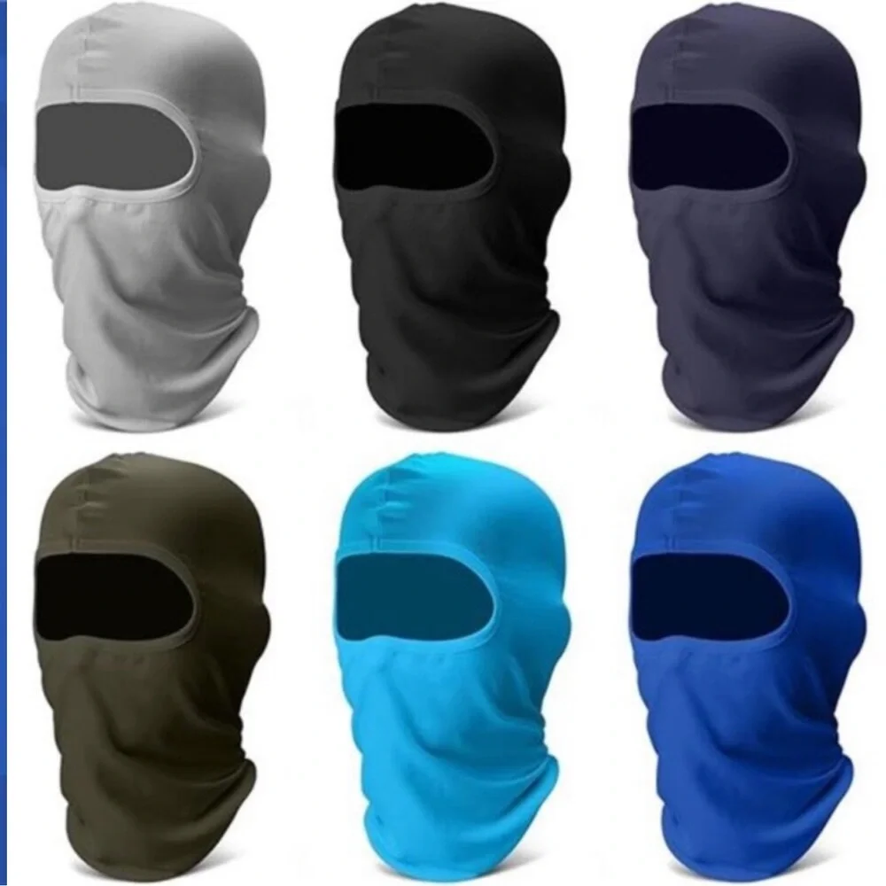 6 Pack Balaclava Ski Face Mask: Cooling Neck Gaiter Full Head Mask Face Cover